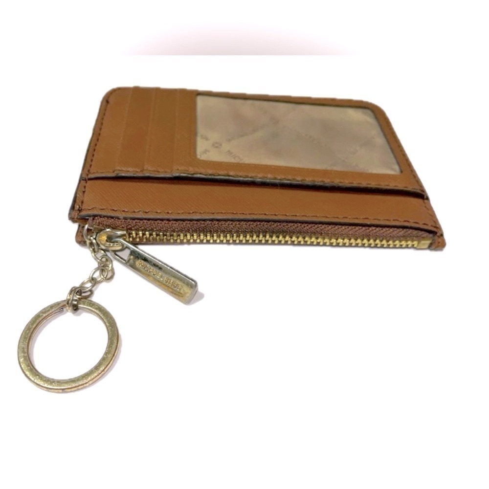 Michael Kors Jet Set Travel Sm. Top Zip Coin Pouch w/ID Holder Saffiano Leather - Picture 9 of 11